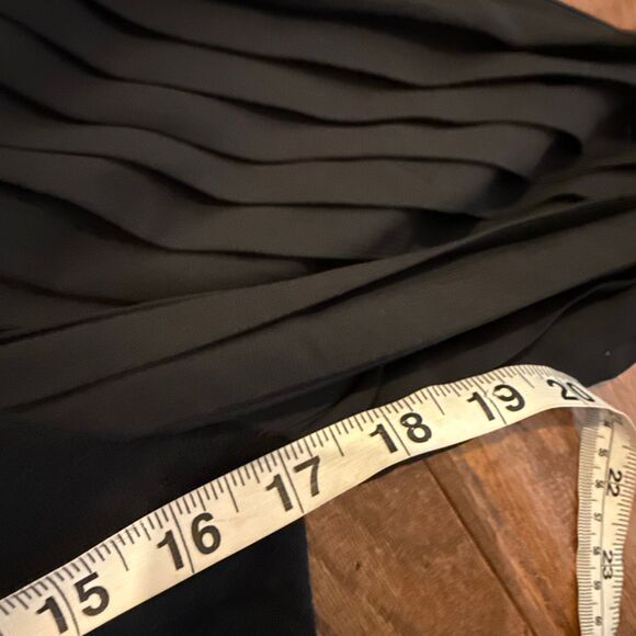 Lauren Ralph Lauren black elegant georgette sleeve sweater top small - Picture 7 of 9